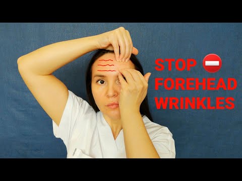 Видео: Глубокий массаж МОРЩИН НА ЛБУ