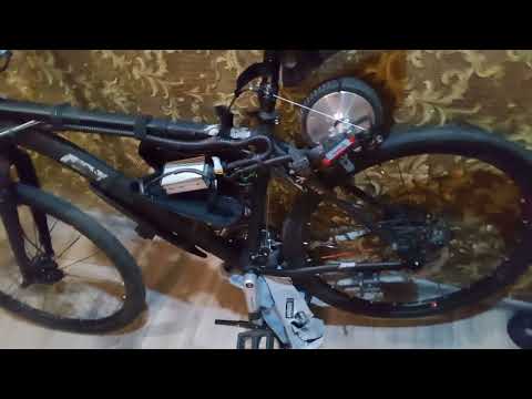 Видео: Фрикционный привод из гироскутера на электро велосипед. Подробно.