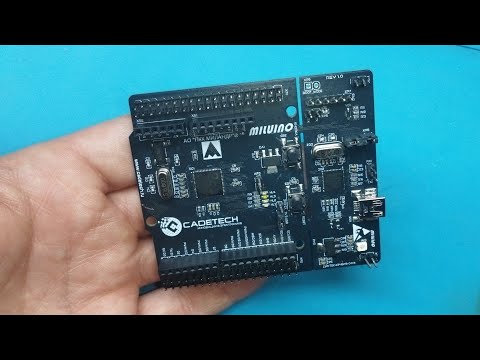 Видео: МК от Миландр К1986ВЕ92FI на плате от Cadetech | MILUINO | краткий обзор
