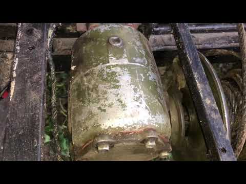 Видео: РАБОТА ЛЕБЕДКИ БТР НА УАЗИКЕ!!!