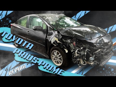 Видео: Toyota Prius. Front end repair. Ремонт переда.