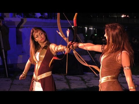 Видео: Спектакъл на Бага-Тур - прабългарска школа за оцеляване