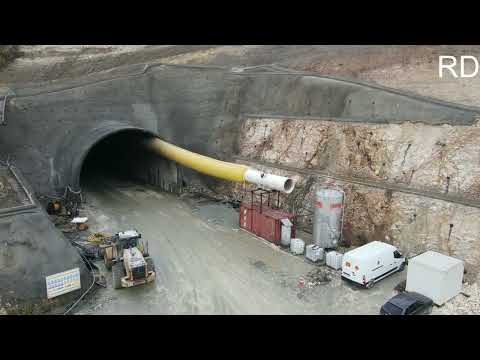Видео: Нова жп гара Костенец и тунели 11, 12 и 13 - 04.11.23