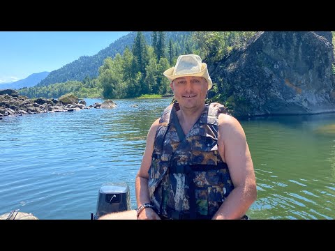 Видео: Путешествие и отдых «дикарями» на озере Телецкое! Покатушки по Телецкому на гражданской лодке ПВХ.