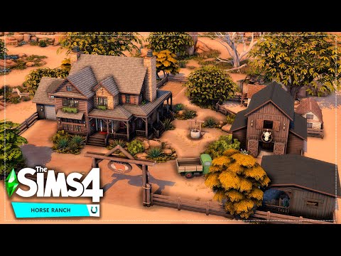 Видео: Большое семейное ранчо 🐴| Симс 4: Строительство | Big Family Ranch | The Sims 4: Speed Build