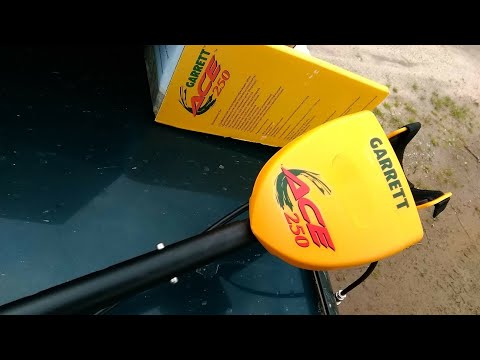 Видео: Garrett ace 250i. Наконец я купил новый металлоискатель. Коп черного металла. Пробная вылазка.