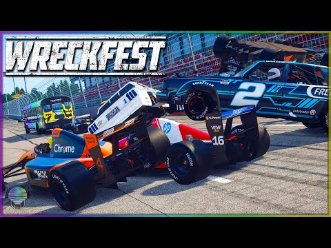 Видео: TALLADEGA F1 против NASCAR MADNESS! | Wreckfest