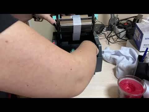 Видео: Ошибка при печати на термопринтере Godex530