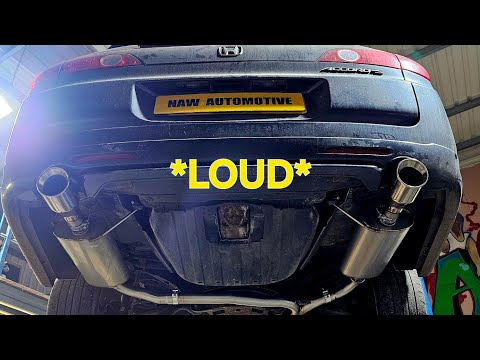 Видео: HONDA ACCORD TYPE S ПОЛУЧАЕТ НОВУЮ ВЫХЛОПНУЮ СИСТЕМУ! *ГРОМКО*