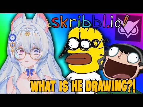 Видео: Что он рисует? | Юэхо реагирует на УЖАСНЫЕ рисунки Ноглы в Skribbl io, которые всех бесят