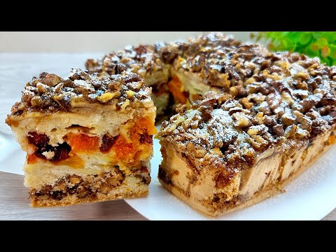 Видео: Смешайте яблоки с орехами и вы будете поражены результатом. Королевский торт! #218