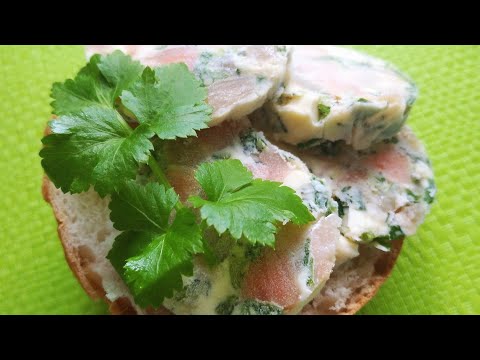 Видео: БРЮШКИ ЛОСОСЯ С МАСЛОМ И ЗЕЛЕНЬЮ НА БУТЕРБРОДЫ