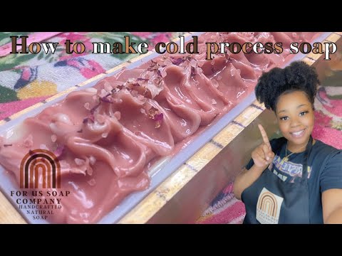 Видео: Подробное видео о том, как сделать мыло холодным способом | For Us Soap Company