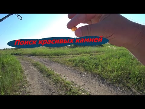 Видео: Ищу красивые камни в галечнике.