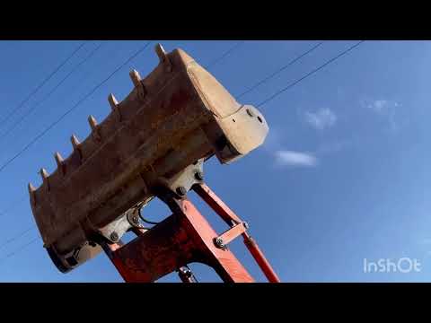 Видео: Экскаватор-погрузчик Fiat-Hitachi ,2001г. аналог JCB