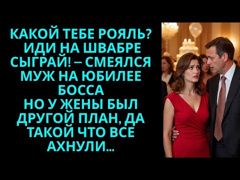 Видео: Какой тебе рояль_ Иди на швабре сыграй! - смеялся муж на юбилее босса… Но у жены был другой план…