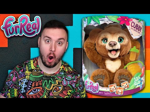 Видео: Интерактивная игрушка FurReal Friends Медвежонок Кабби