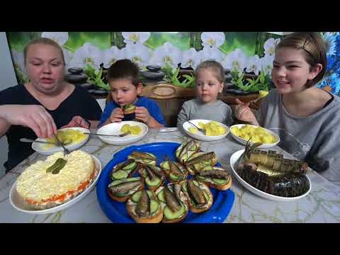 Видео: мукбанг рыбный день😁