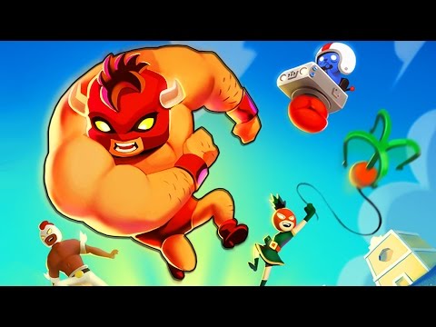 Видео: САМЫЙ ПРОБИВНОЙ БИЗОН! ► Burrito Bison Launcha Libre |1|