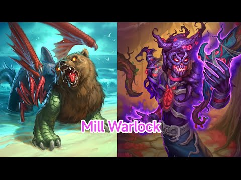 Видео: Сложнейшая дека Меты. Гайд на Милл Варлока.Hearthstone Затерянный город Ун'горо