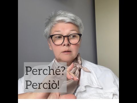 Видео: Союзы PERCHÉ и PERCIÒ #итальянскийонлайн