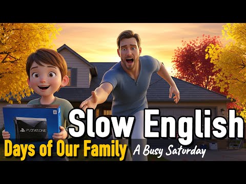Видео: Дни моей семьи: насыщенная суббота | Наша первая гаражная распродажа! | Ежедневный английский для...