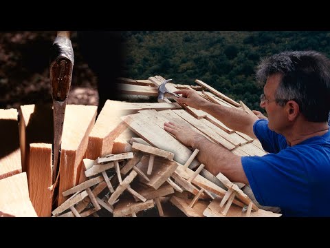 Видео: Деревянные черепичные крыши. Традиционная строительная техника | Потерянные сделки |