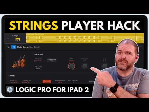Видео: Проигрыватель сессий STRINGS? | Logic Pro для iPad 2