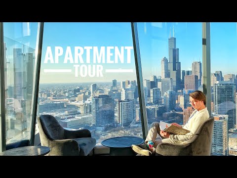 Видео: Моя Квартира в Чикаго. Студия в центре Чикаго. Apartment Tour