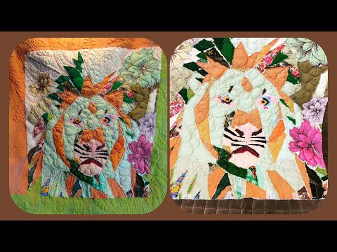 Видео: Шьем необычное двустороннее одеяло!!! (первый фильм - Лев по центру)