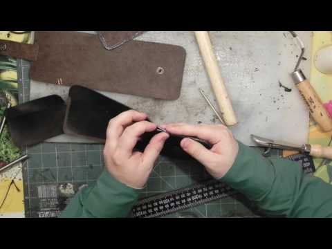 Видео: Мастер-класс №6. Портмоне "Даллас" (часть 2). Master class №6. Dallas purse (part 2)