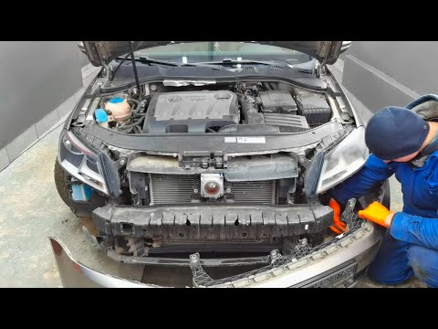 Видео: Как снять передний бампер на VW PASSAT B7