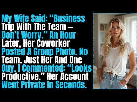 Видео: Моя жена сказала: «Командировка с командой». Час спустя её коллега опубликовала групповое фото. Н...