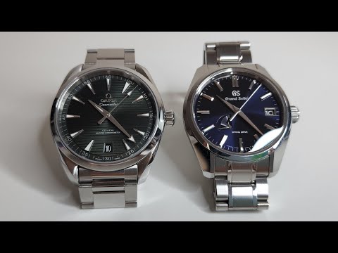 Видео: Omega Aqua Terra против Grand Seiko SBGA375 (44GS)