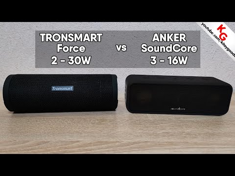 Видео: 🔊 Tronsmart Force 2 vs Anker Soundcore 3 / Сравнение Bluetooth колонок