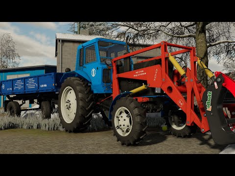 Видео: Farming Simulator 22 /грузим брёвна на мтз 82/к.Калиновка