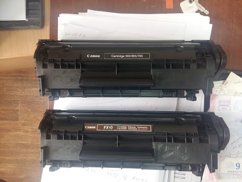 Видео: Canon i-SENSYS LBP2900B застревает бумага, дублируется текст, чистка картриджа 103/303/703
