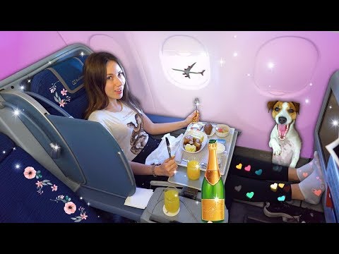 Видео: СТАРЫЙ Самолет БИЗНЕС КЛАСС в Air Europe Обзор Мадрид Канары | Elli Di