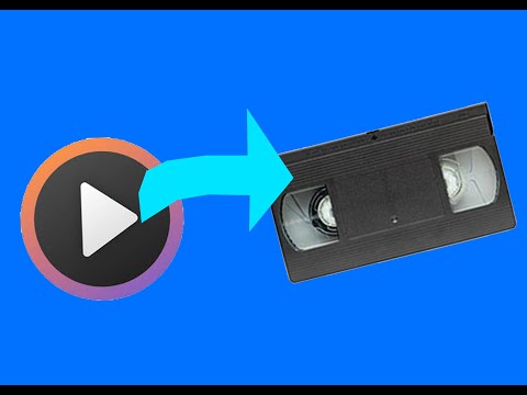 Видео: как цифровое видео записать на VHS кассету