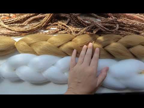 Видео: Процесс изготовления кос-дредос из канекалона