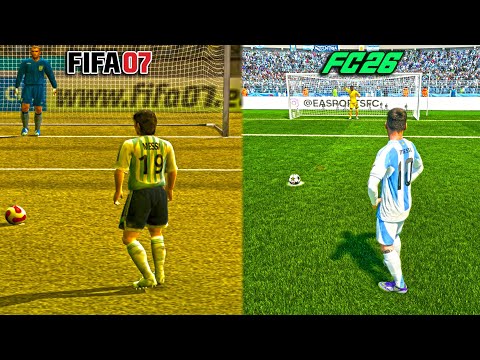 Видео: Пенальти от FIFA 1996 до FC 2026