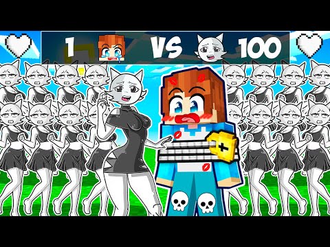 Видео: 1 КРАСЯ ПРОТИВ 100 ВЕНДА ДЕВУШЕК СПРУНКОВ В МАЙНКРАФТ! КРАСЯ SPRUNKI INCREDIBOX MINECRAFT