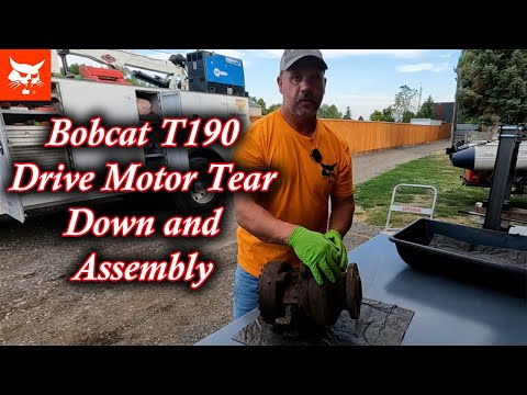 Видео: Процедура ремонта, разборки и сборки приводного двигателя Bobcat T190.