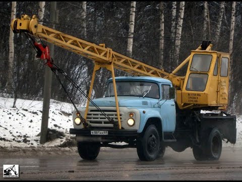Видео: ЗИЛ - 130.Совершенно новый кран сохранился до наших лет.