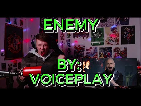Видео: ЭТОТ СМЕХ!!!!!!! Слепая реакция на Voiceplay - Enemy при участии AleXa