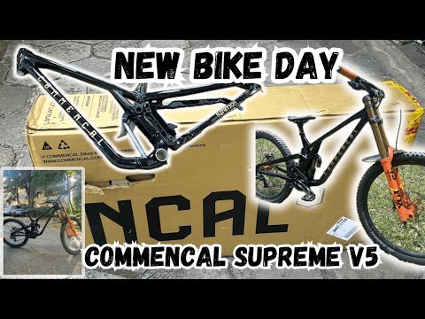 Видео: Commencal Supreme DH V5! Unboxing + full bike ready. Най-накрая си го купих!