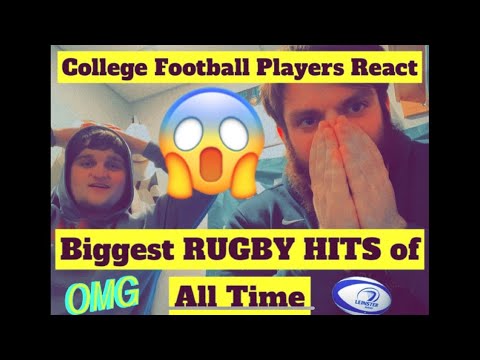 Видео: САМЫЕ ГРАНДИОЗНЫЕ ХИТЫ В РЕГБИ ВСЕХ ВРЕМЁН || Реакция игроков студенческого футбола || Абсолютно ...