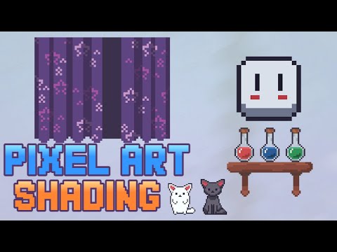 Видео: Как работает свет и тень в Pixel art || Shading