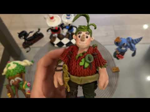 Видео: ASMR близкий шепот☺️ показываю фигурки из полимерной глины🦕