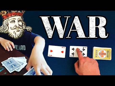 Видео: Как играть в войну (самую простую карточную игру в мире)
